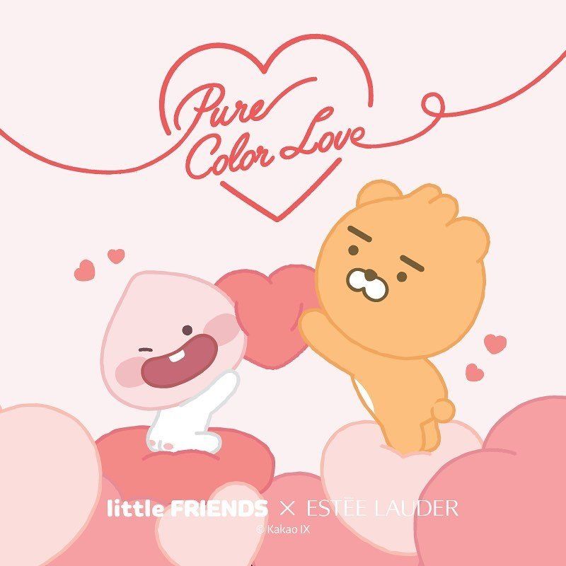 韓國KAKAO FRIENDS 聯乘ESTÉE LAUDER推出超可愛唇膏！一共有7款人氣色號！附送Apeach立體唇膏座！聯乘