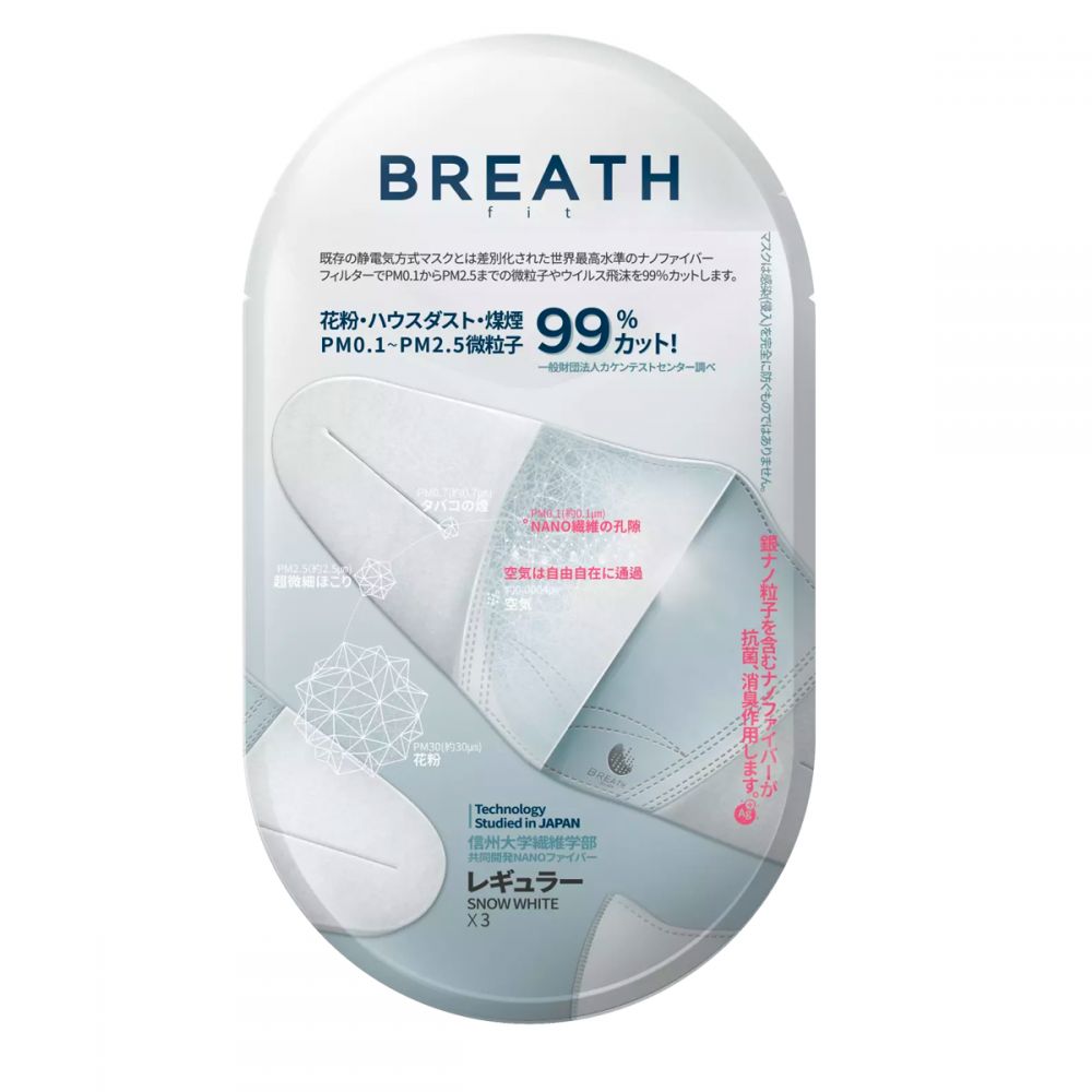 【韓國口罩】Breath Silver 4層抗菌成人/小童口罩！結合日韓技術！阻隔過濾99%以上的細菌！