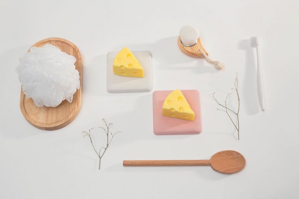 韓國大熱芝士造型洗臉皂！改善黑頭、粉刺問題！豐盈泡沫零摩擦洗面！