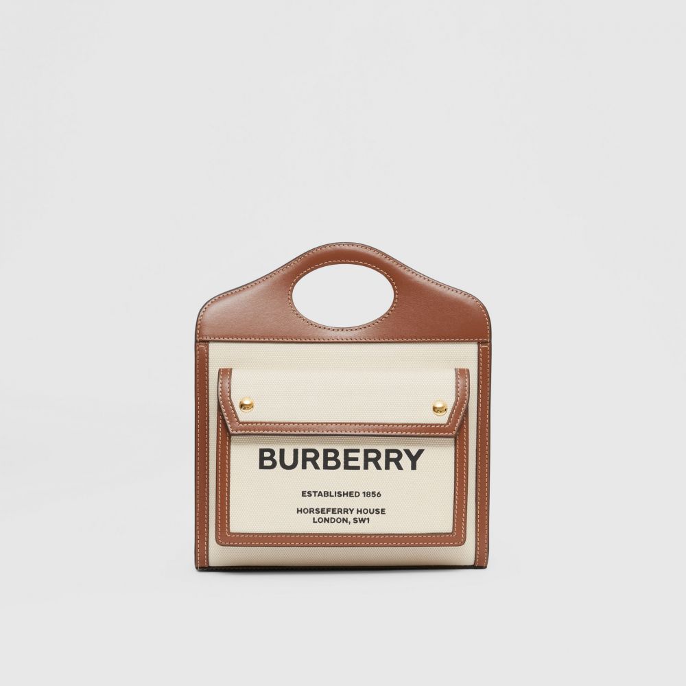 【名牌手袋】BURBERRY春夏Pocket包！復古典雅設計、容量再增大！粉嫩藍/Baby Pink可愛又實用！