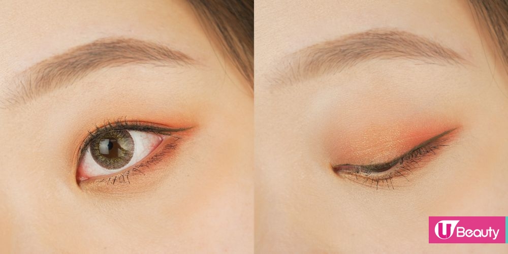 【眼妝教學】5分鐘極速完成！秋季橙棕色眼妝教學！轉季眼妝換新色！