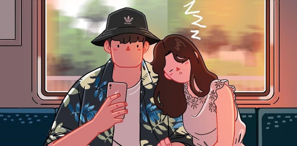 【愛情插畫】細數情侶10大溫暖時刻！縱然生活平淡，但因為有你而變得截然不同