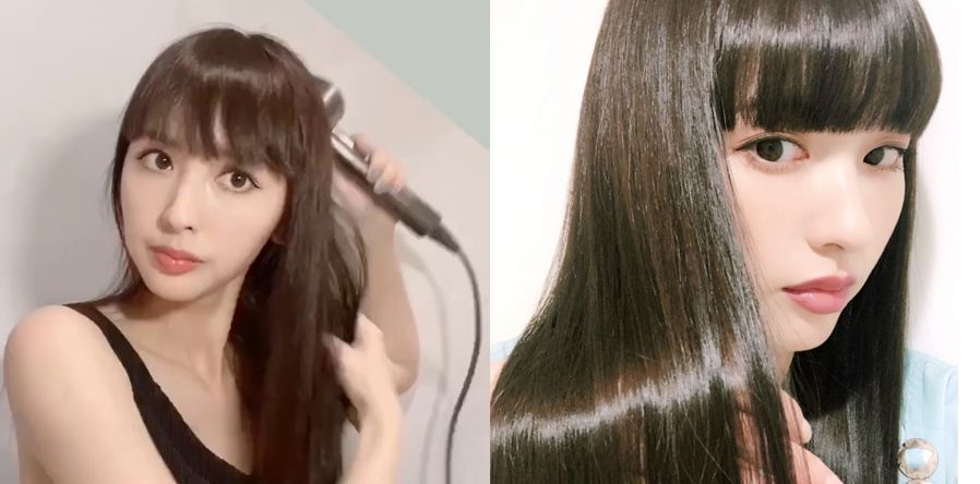 日本模特兒傳授「光澤秀髮保養3部曲」！女神瀏海如何打理？教你正確吹頭+護髮習慣！