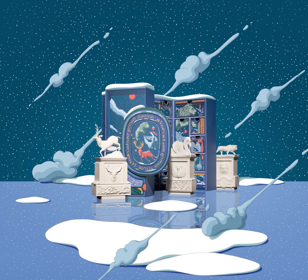 【聖誕2020】巴黎夜雪主題！diptyque聖誕日曆禮盒登場！新加入人氣香水膏！