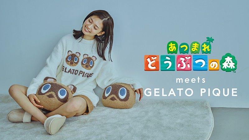 日本gelato pique X 動物森友會推出家居服系列！香港發售詳情！豆狸＆粒狸陪著你！