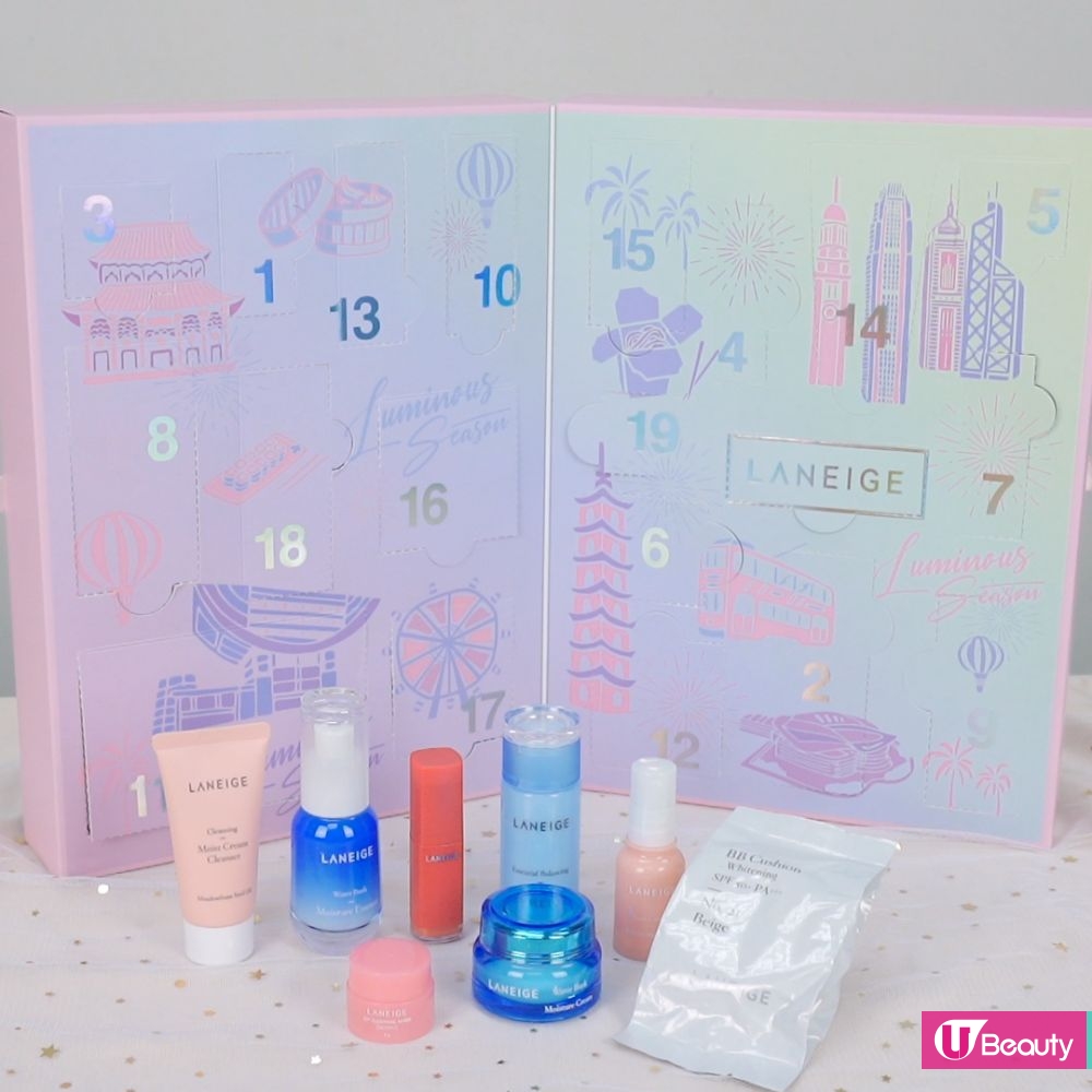 【聖誕月曆2020】LANEIGE香港限定倒數月曆！全球獨家發售！以香港地標及特色為設計藍圖！