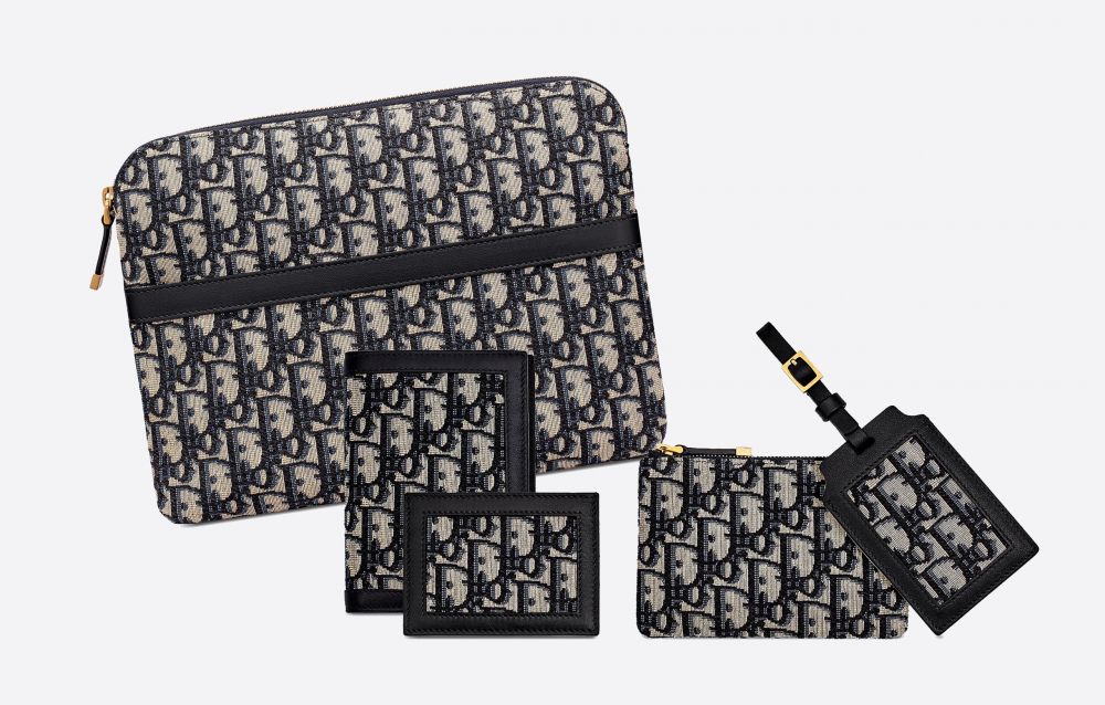 DIOR Oblique 提花小皮具5合1套裝！不用萬元入手！包括實用大小拉鍊袋、卡片套！