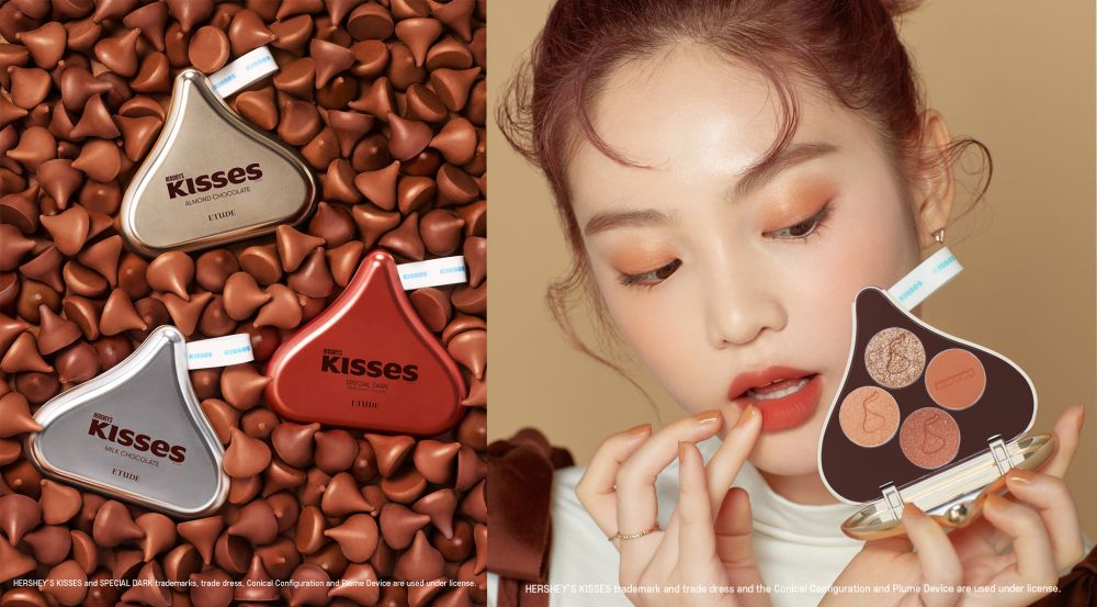 港韓同步發售！ETUDE HOUSE x Hershey's再度聯乘推出限量彩妝！神還原經典Kisses水滴朱古力！