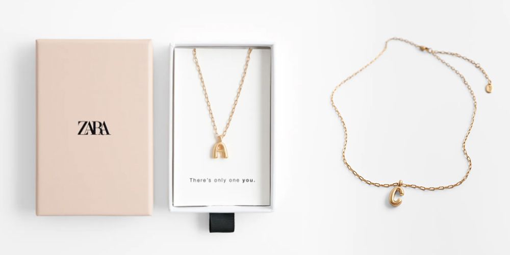 ZARA最新字母項鍊上架即斷貨！高質耳環/戒指$159入手！極簡設計百搭耐看！