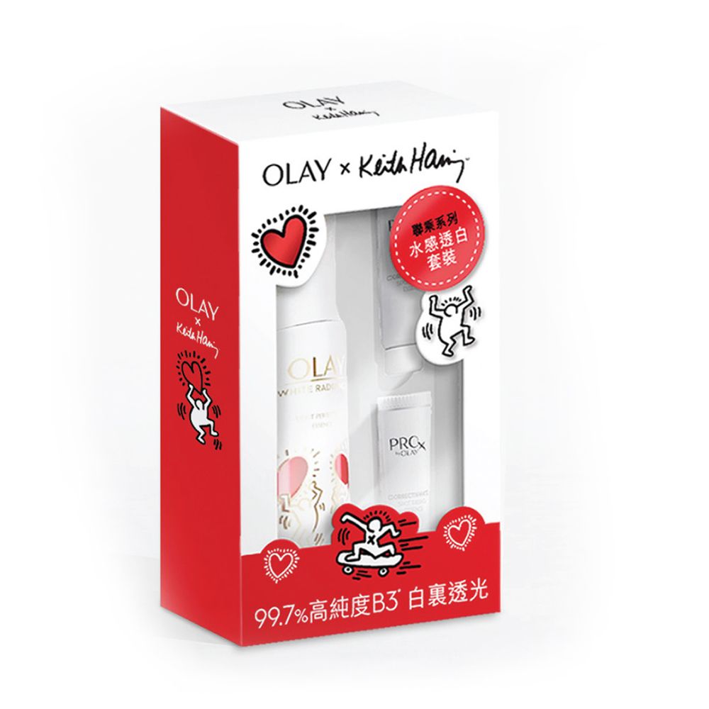 【春夏美白顏值up】暗啞/痘印/色斑通通踢走OLAY超強美白精華1＋1