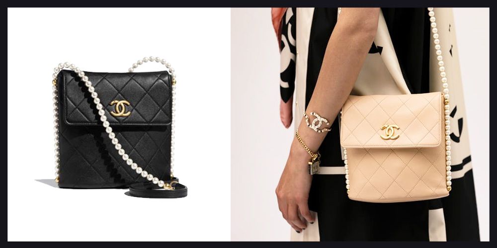 12款CHANEL春夏黑色手袋推薦！經典百搭小黑袋！絕美爆款珍珠鏈帶袋！