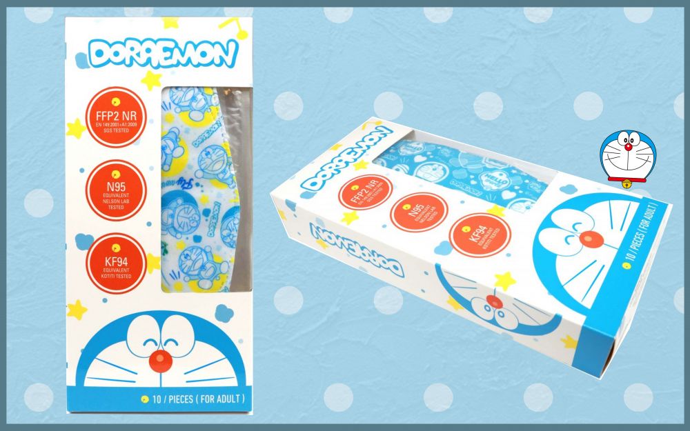 首款哆啦A夢官方授權口罩！限定可愛卡通款式！哆啦A夢粉絲必備單品！