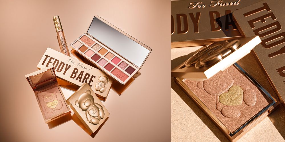Too Faced全新可愛泰迪熊限量系列！3款實用妝品登場！加推立體熊仔頭側揹包！