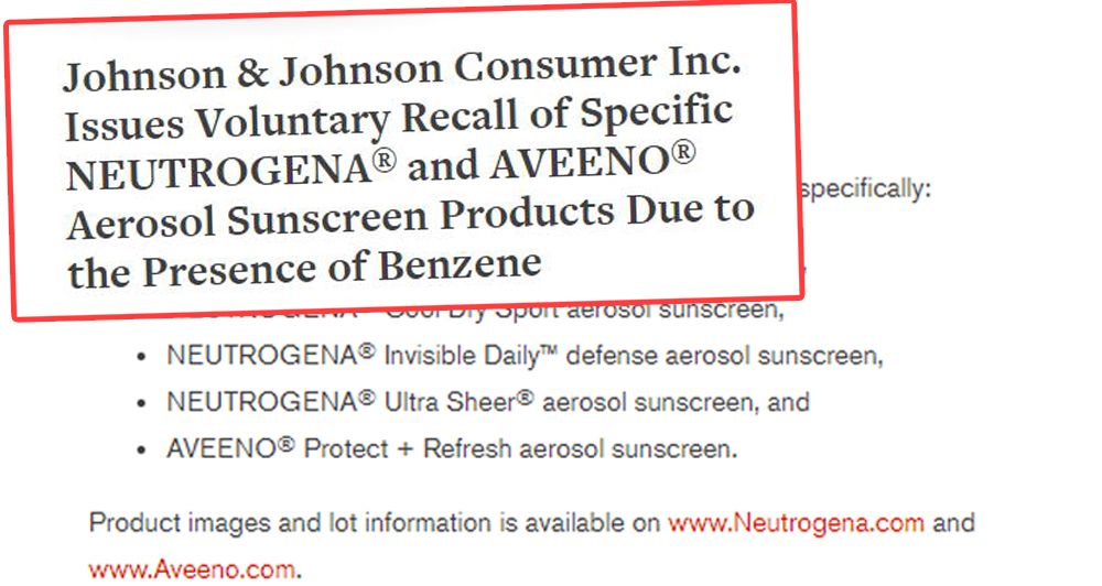 【美國強生】5款防曬產品驗出含致癌物苯！消委會滿分防曬+20款不含類雌激素防曬霜名單！