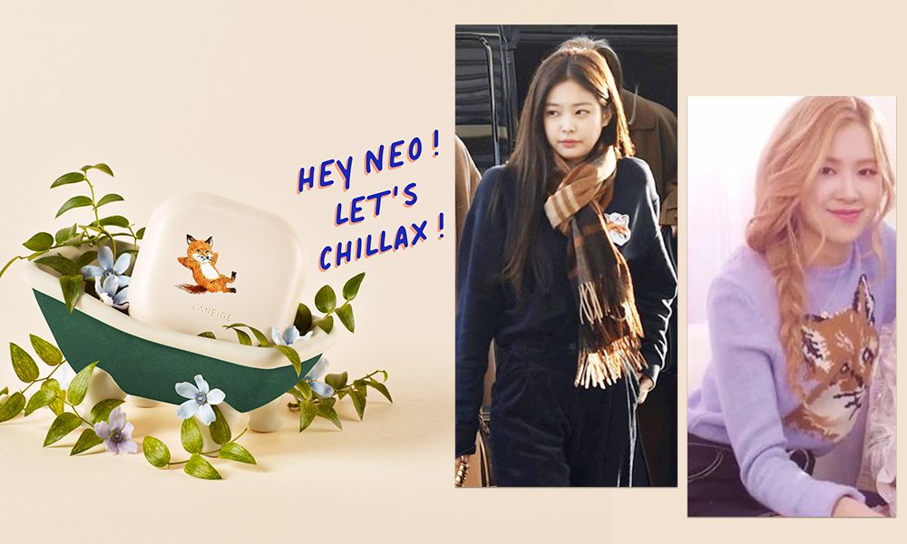 LANEIGE聯乘Maison Kitsuné限量氣墊套裝！可愛小狐狸+附送環保袋！香港發售詳情公開！