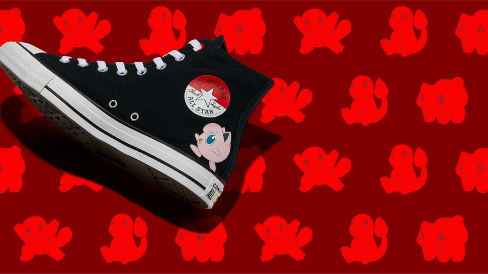 Converse攜手Pokémon推出全新系列！初代Pokémon圖案鞋款！特別聯名logo！