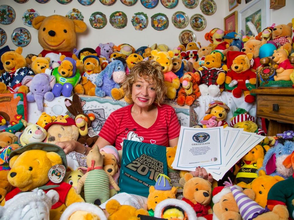 頭號小熊維尼粉絲收藏打入健力士世界記錄！逾二萬件周邊擺滿4間房！總額近十萬美元！