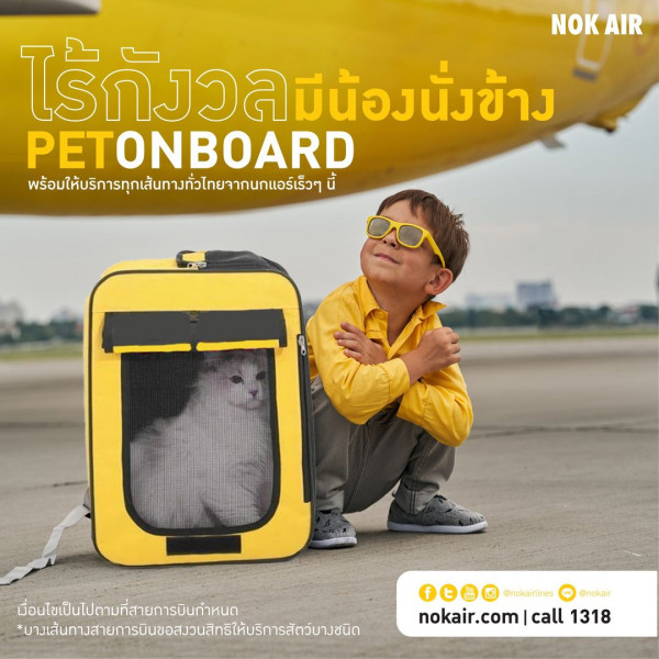 泰國廉航新推寵物登機服務 允許乘客和毛孩一齊上機！ 