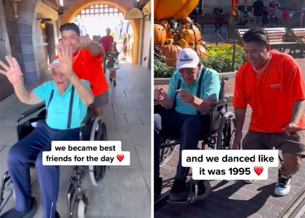 慈善家邀請100歲老翁免費去迪士尼 同遊世界最快樂地方 短短一天竟有驚人轉變？ 