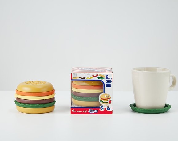 泰國品牌超可愛漢堡包造型杯墊　Pinkoi有得入手！玩味十足像真度極高