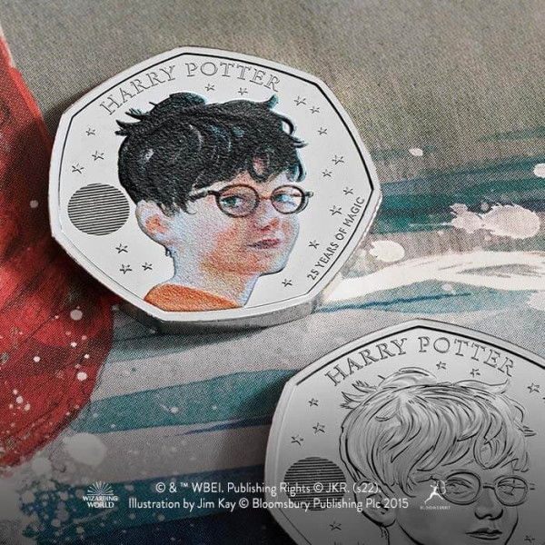 英國推出限量《哈利波特》紀念幣 亦是最後一批硬幣印英女王頭像 