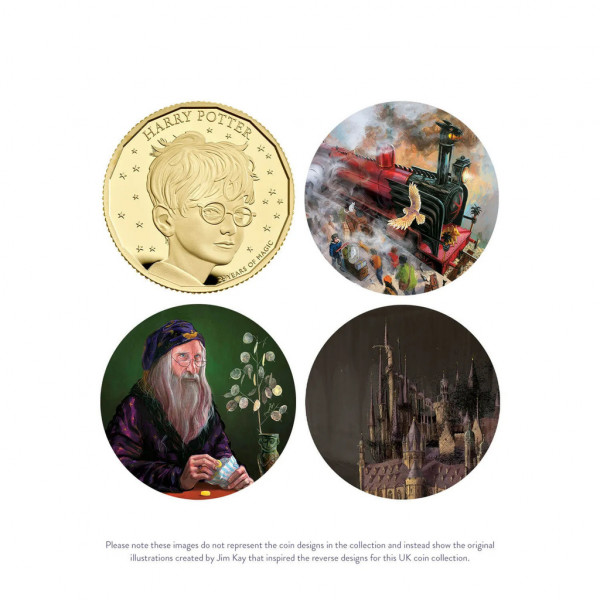 英國推出限量《哈利波特》紀念幣 亦是最後一批硬幣印英女王頭像 
