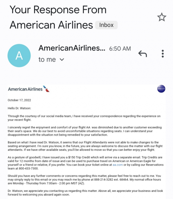 KOL嫌搭飛機坐在肥人中間成「夾心餅」 惡言肥人應買2張機票 獲航空公司賠償 