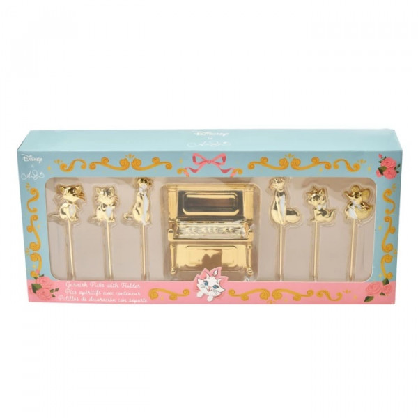 日本迪士尼Marie系列家品 華麗下午茶架+貓咪造型茶壺