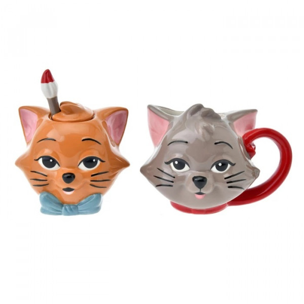 日本迪士尼Marie系列家品 華麗下午茶架+貓咪造型茶壺