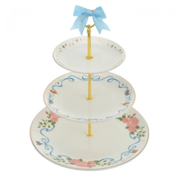 日本迪士尼Marie系列家品 華麗下午茶架+貓咪造型茶壺