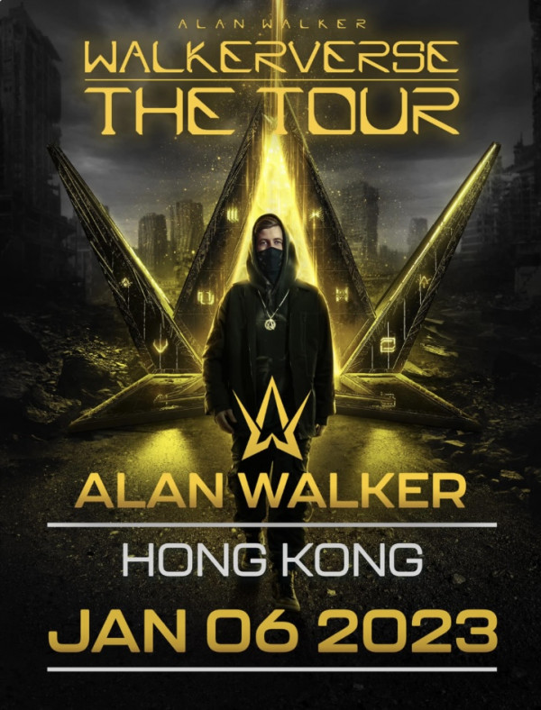 Alan Walker巡演2023｜世界級DJ Alan Walker再臨香港！演唱會《Walkerverse The Tour》明年1月初舉行(門票詳情不斷更新)