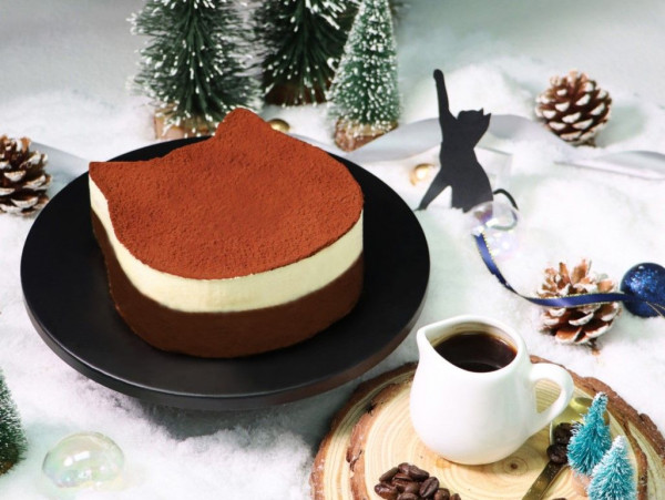聖誕蛋糕2022｜北海道芝士蛋糕專門店冬日聖誕限定新品　超可愛貓貓造型雙層Tiramisu巴斯克芝士蛋糕