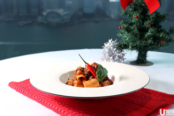 海景意菜館 Tasting Menu 炸小牛排 / 番紅花 Risotto / 寶箱燻雞