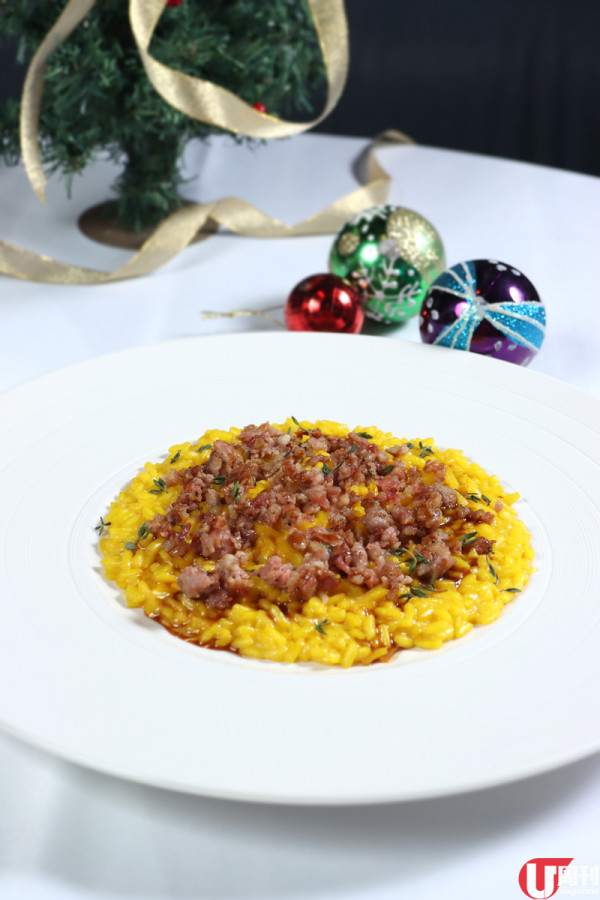 海景意菜館 Tasting Menu 炸小牛排 / 番紅花 Risotto / 寶箱燻雞