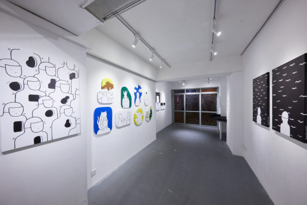 含蓄《在你面前獻上一束花》畫展 感謝生活中悲喜同行的人