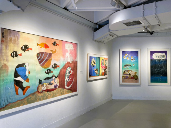 陳福善旗艦展還原昔日家居畫室 盡覽水彩/拼貼/山水/噴繪/眾生相