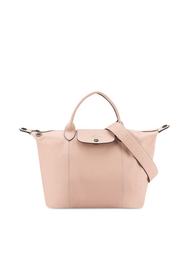 Le Pliage Cuir Top-Handle Bag M (ik)  原價 HK$ 5,079 | 折後價 HK$2,539.50 （額外5 折優惠碼： LUX50）