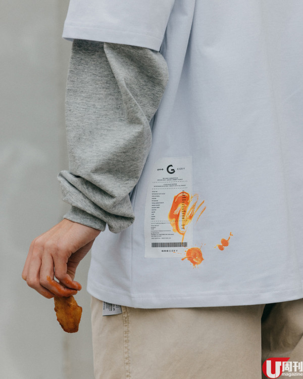 雞翼新品牌 聯乘潮牌出 TEE