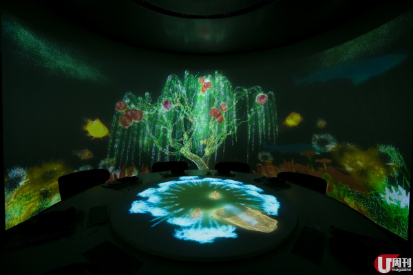 中菜版 teamLab x 投影餐桌  浸沉式唐代主題 Tasting Menu