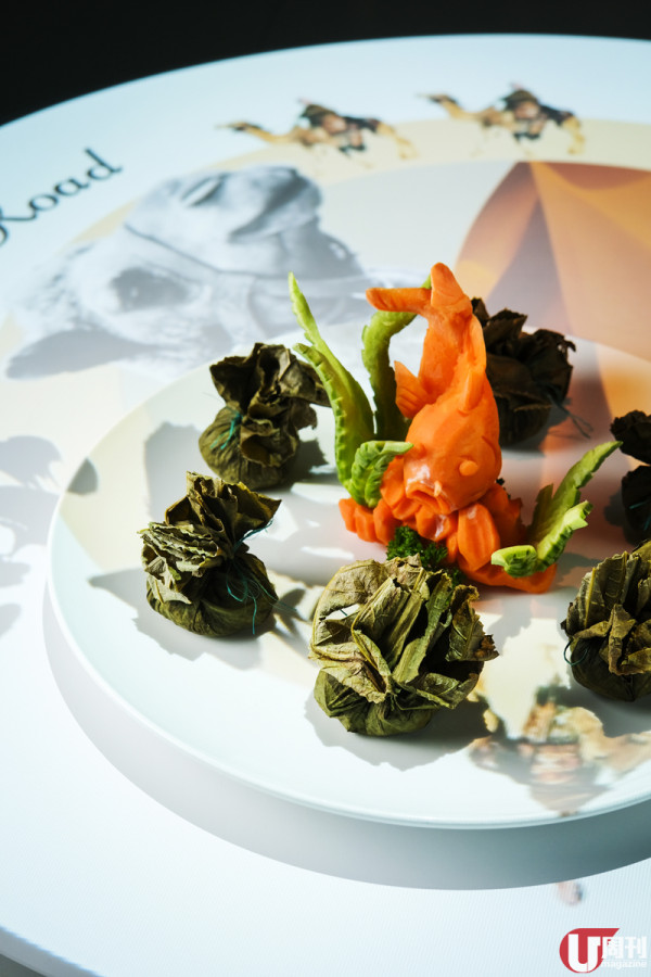 中菜版 teamLab x 投影餐桌  浸沉式唐代主題 Tasting Menu