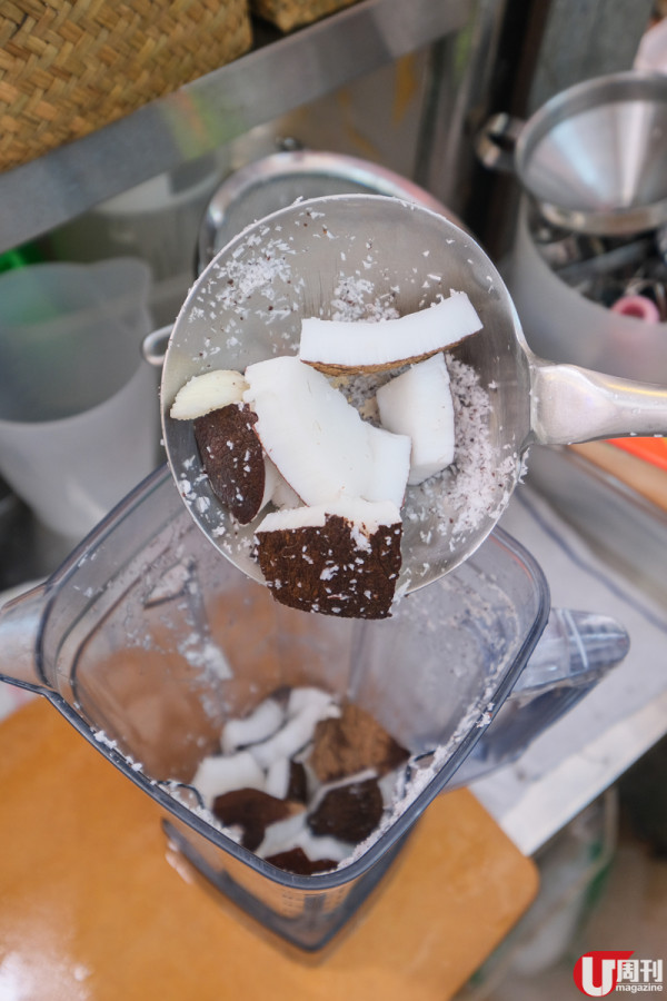 大埔墟有心小店 馬拉大庄椰子鮮榨 / 創意焦糖脆脆椰汁 