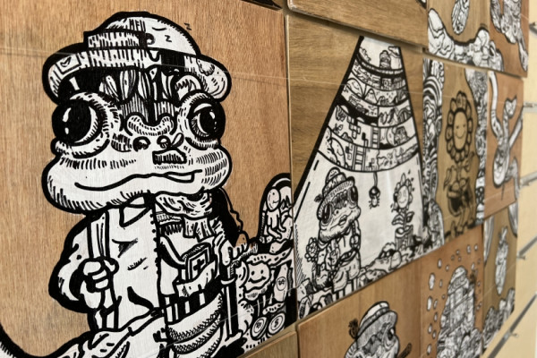 跟着Jasontommy「小塗蛙」密集旅行 逾30幅木板塗鴉象徵人生無限可能