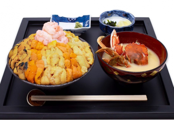 日本美食2024|北海道人氣爆量海膽丼專門店 一碗食盡5味 精選小樽/余市海膽 