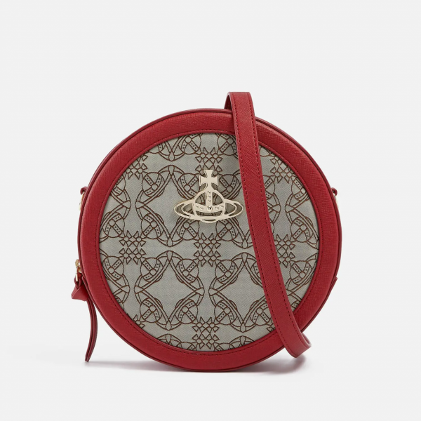 情人節2023手袋推薦｜Vivienne Westwood Ruby Vegan Leather and Logo-Jacquard Bag  售價HK$1977.6