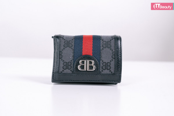 銀包推介6: Gucci X Balenciaga The Hacker Project – Card Case Wallet｜同樣是有6個卡片位、1個紙幣位以及拉鍊硬幣位的超大容量，而且是Gucci與Balenciaga crossover的特別版！