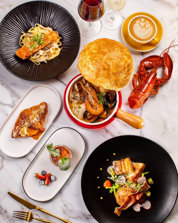 西餐廳Fast Gourmet推75分鐘無限添加放題優惠！   任食海鮮拼盤／龍蝦湯流心牛角包／焦糖燉蛋／芝士蛋糕