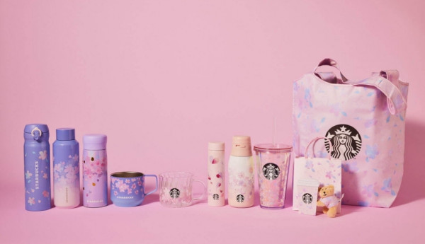 激新！2023日本Starbucks櫻花系列登場 漸變色保溫瓶、限量版櫻花禮券、閃粉咖啡杯