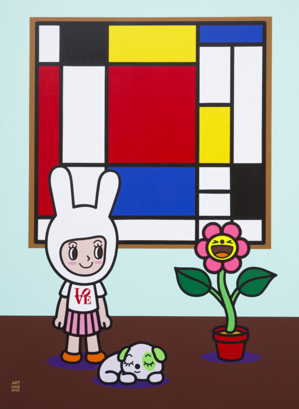 韓國藝術家Artnom童心未泯 個展《Childhood Heart》二創卡通人物    
