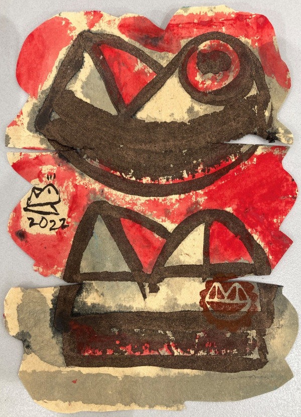 老頑童「蛙王」開展 50幅當代水墨畫呈現青蛙形態