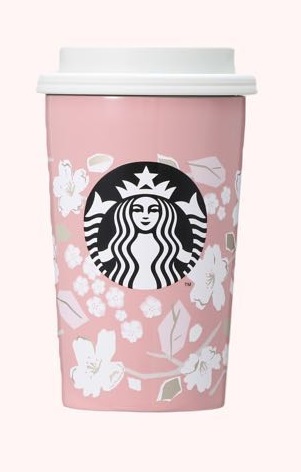 日本Starbucks 2023櫻花系列第2彈  傳統工藝萩燒杯、玻璃壓花杯